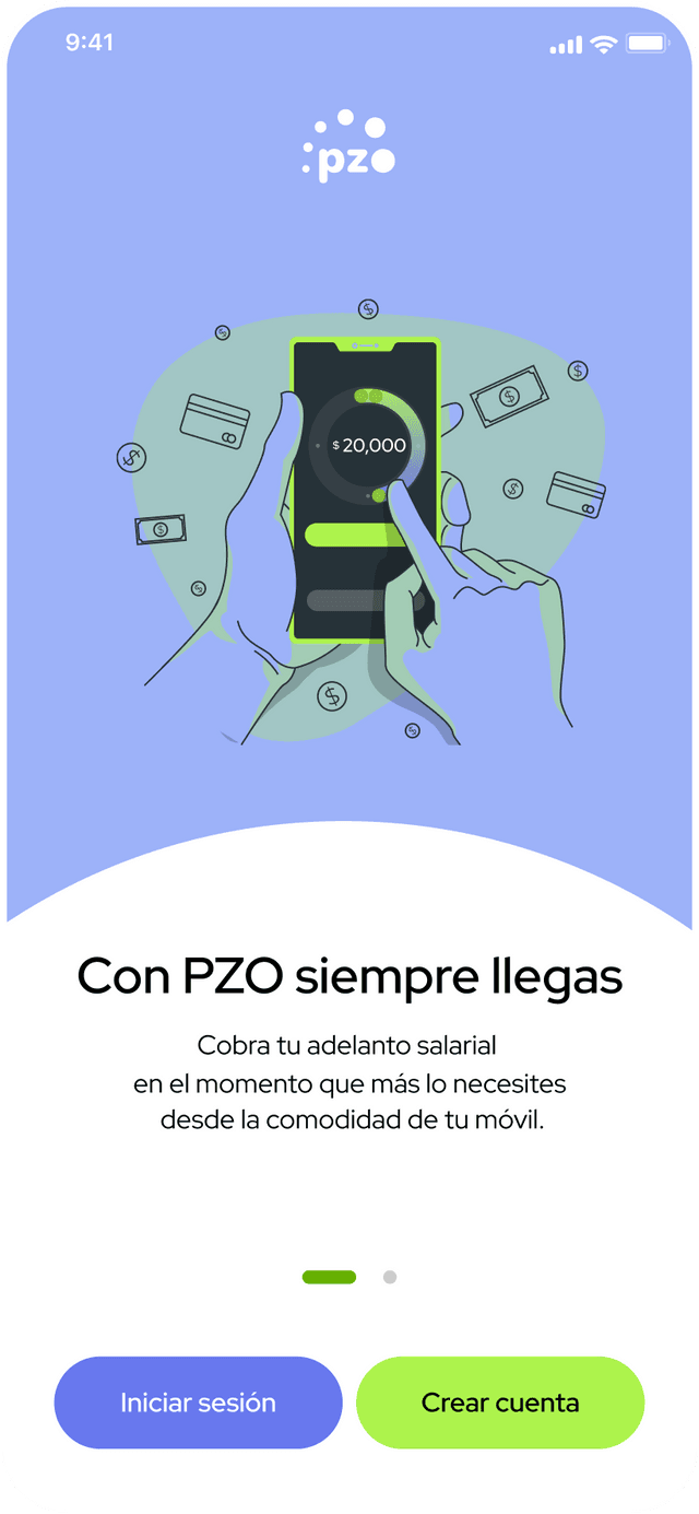 Primer pantalla del onboarding