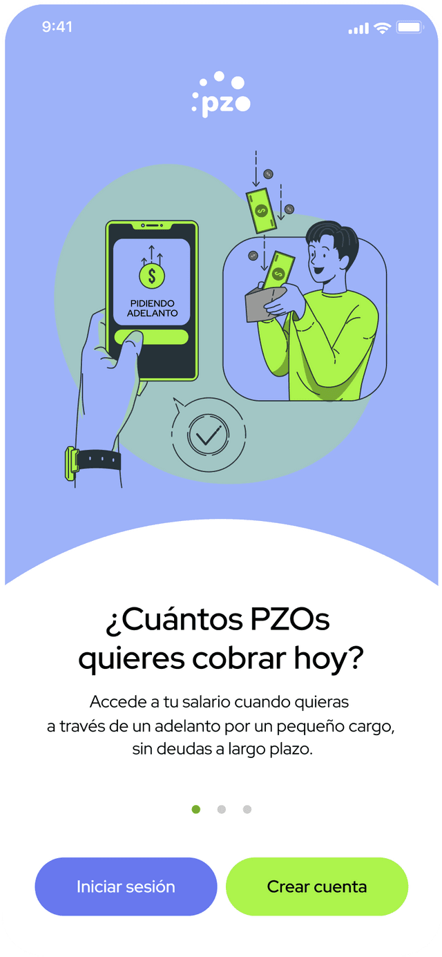 Segunda pantalla del onboarding
